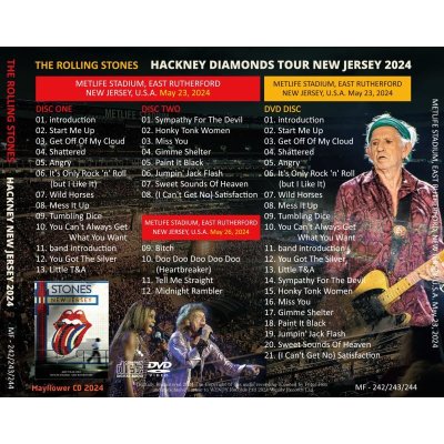 画像2: THE ROLLING STONES 2024 HACKNEY NEW JERSEY 2CD+DVD