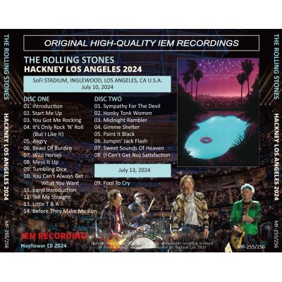 画像2: THE ROLLING STONES 2024 HACKNEY LOS ANGELES 2CD