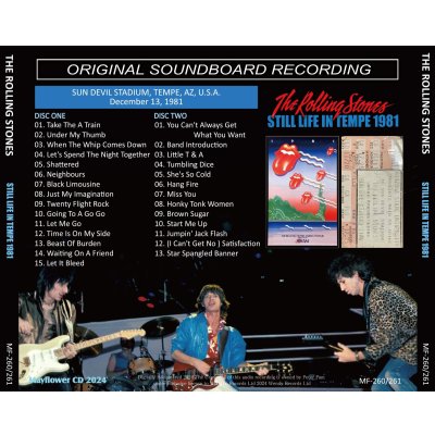 画像2: THE ROLLING STONES 1981 STILL LIFE IN TEMPE 2CD