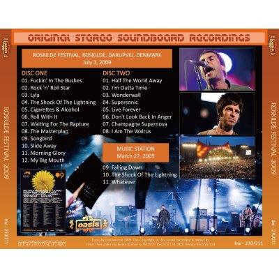 画像2: OASIS 2009 ROSKILDE FESTIVAL 2CD