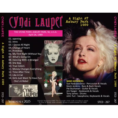 画像2: CYNDI LAUPER 1989 A NIGHT AT ASBURY PARK CD
