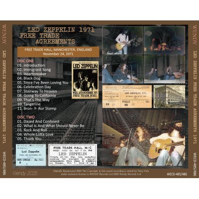 画像2: LED ZEPPELIN 1971 FREE TRADE AGREEMENTS 2CD