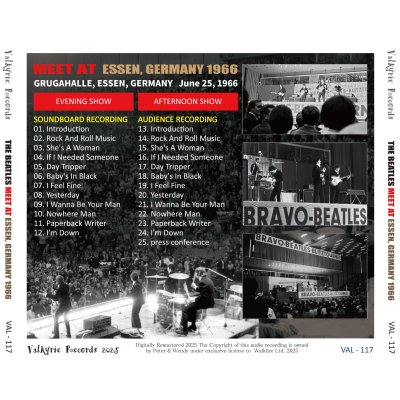 画像2: THE BEATLES 1966 MEET AT ESSEN, GERMANY CD