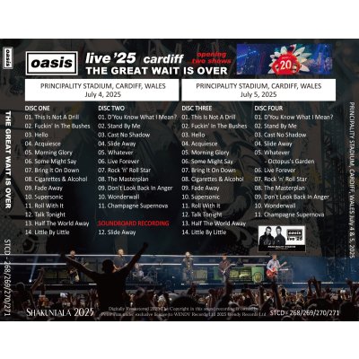 画像2: OASIS 2025 THE GREAT WAIT IS OVER 4CD