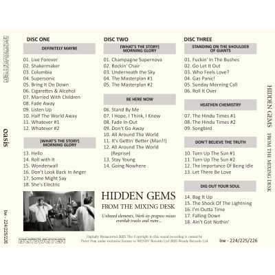 画像2: OASIS HIDDEN GEMS 1994 - 2008 3CD