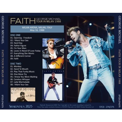 画像2: GEORGE MICHAEL 1988 FAITH TOUR IN MILAN 2CD