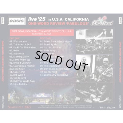 画像2: OASIS 2025 ONE-WORD REVIEW 'FABULOUS' 2CD
