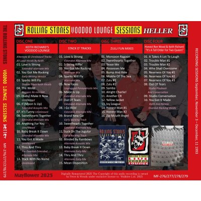 画像2: THE ROLLING STONES VOODOO LOUNGE SESSIONS HELLER 5CD