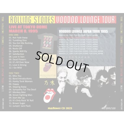 画像2: THE ROLLING STONES 1995 VOODOO LOUNGE JAPAN TOUR NOGI 2CD