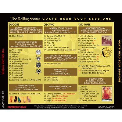画像2: THE ROLLING STONES GOATS HEAD SOUP SESSIONS 3CD