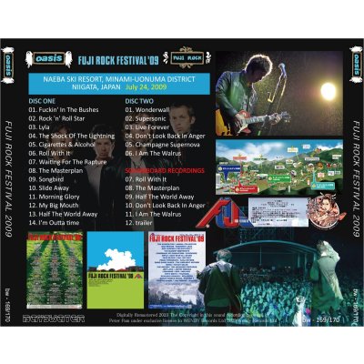 画像2: OASIS 2009 FUJI ROCK FESTIVAL 2CD