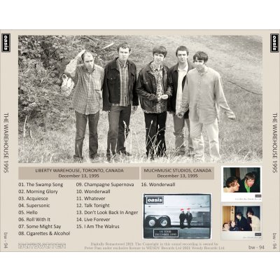 画像2: OASIS 1995 WAREHOUSE CD