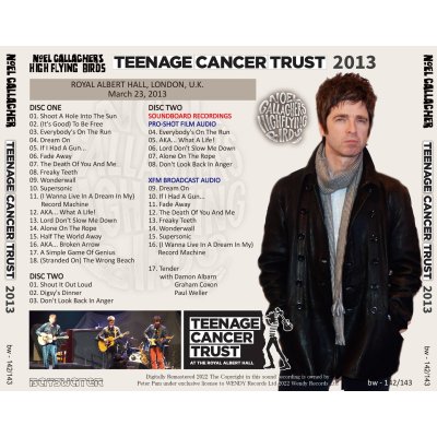画像2: NOEL GALLAGHER 2013 TEENAGE CANCER TRUST 2CD