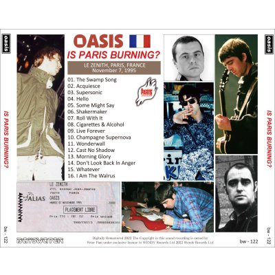 画像2: OASIS 1995 IS PARIS BURNING? CD