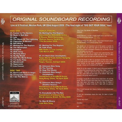 画像2: OASIS 2009 WHO BREAKS A BUTTERFLY UPON A WHEEL? 2CD