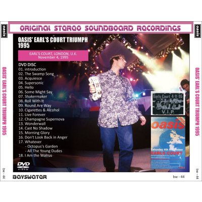 画像6: OASIS 1995 OASIS' EARL'S COURT TRIUMPH 4CD+DVD