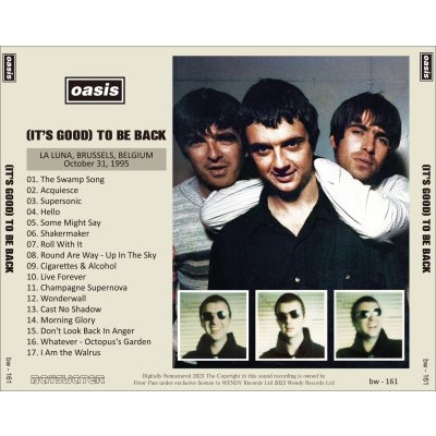 画像2: OASIS 1995 (IT'S GOOD) TO BE BACK CD