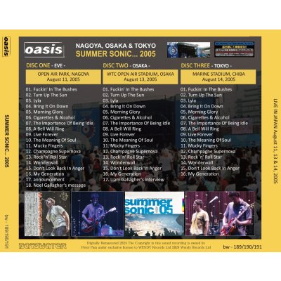 画像2: OASIS 2005 SUMMER SONIC 3CD