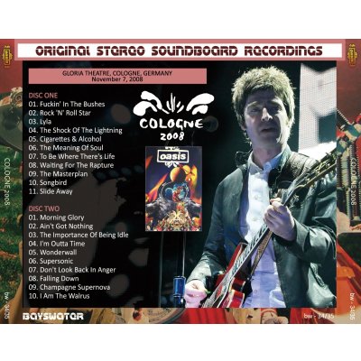 画像2: OASIS 2008 COLOGNE 2CD