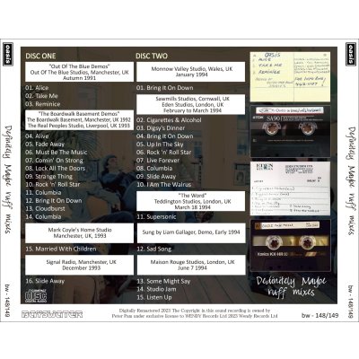 画像2: OASIS DEFINITELY MAYBE RUFF MIXES 2CD