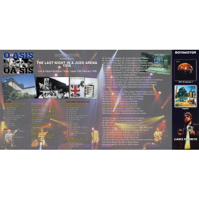 画像3: OASIS 1998 THE LAST NIGHTS IN A JUDO ARENA 2CD+DVD