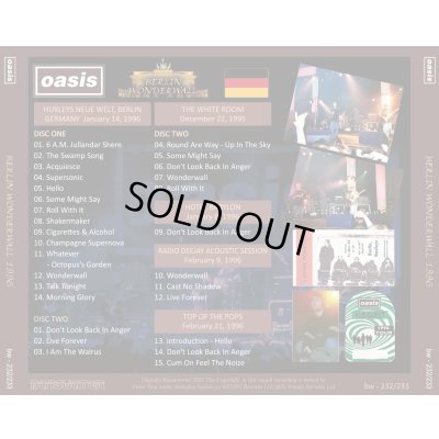 画像2: OASIS 1996 BERLIN WONDERWALL 2CD