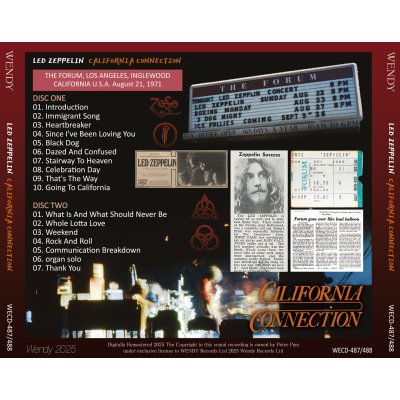 画像2: LED ZEPPELIN 1971 CALIFORNIA CONNECTION 2CD