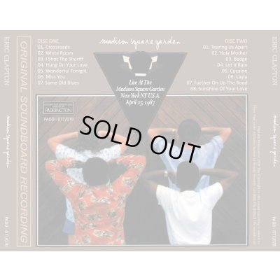 画像2: ERIC CLAPTON 1987 MADISON SQUARE GARDEN 2CD