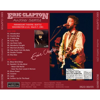画像2: ERIC CLAPTON 1981 ANOTHER SEATTLE 2CD