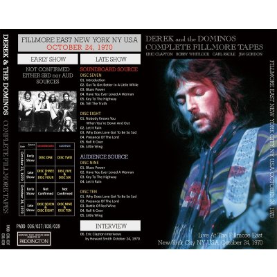画像6: DEREK & THE DOMINOS / COMPLETE FILLMORE TAPES 【10CD】