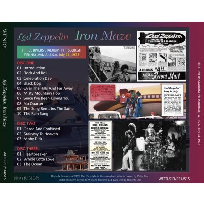 画像2: LED ZEPPELIN 1973 IRON MAZE 3CD