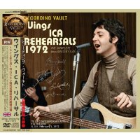PAUL McARTNEY 1972 RECORDING VAULT WINGS ICA REHEARSALS CD+DVD 