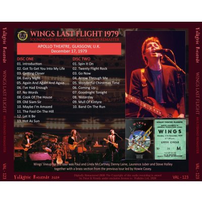 画像2: PAUL McCARTNEY 1979 WINGS LAST FLIGHT MULTIBAND REMASTER 2CD