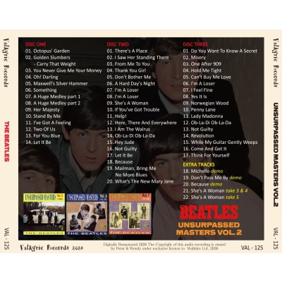 画像2: THE BEATLES UNSURPASSED MASTERS VOL.2 3CD
