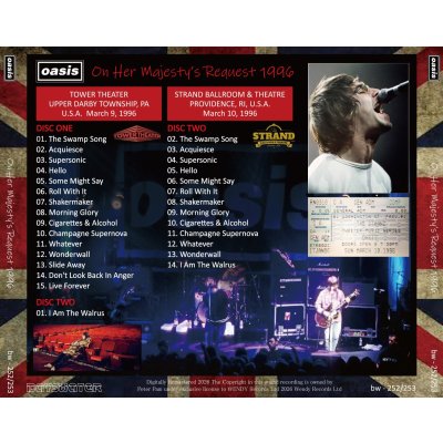 画像2: OASIS 1996 ON HER MAJESTY'S REQUEST 2CD