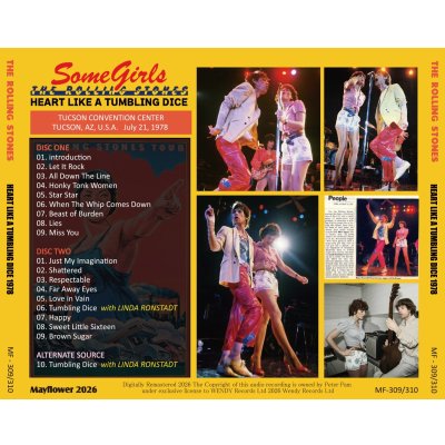 画像2: THE ROLLING STONES 1978 HEART LIKE A TUMBLING DICE 2CD