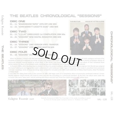 画像2: THE BEATLES CHRONOLOGICAL "SESSIONS" 4CD
