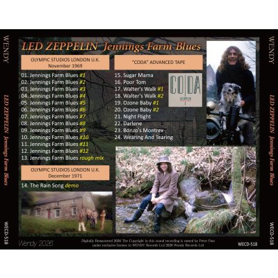 画像2: LED ZEPPELIN JENNINGS FARM BLUES CD