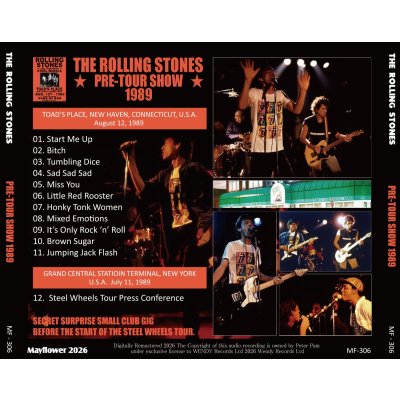 画像2: THE ROLLING STONES 1989 PRE TOUR SHOW CD