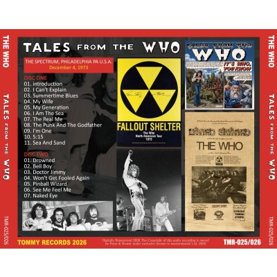 画像2: THE WHO 1973 TALES FROM THE WHO 2CD