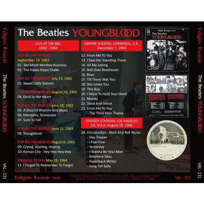 画像2: THE BEATLES 1963 YOUNG BLOOD CD