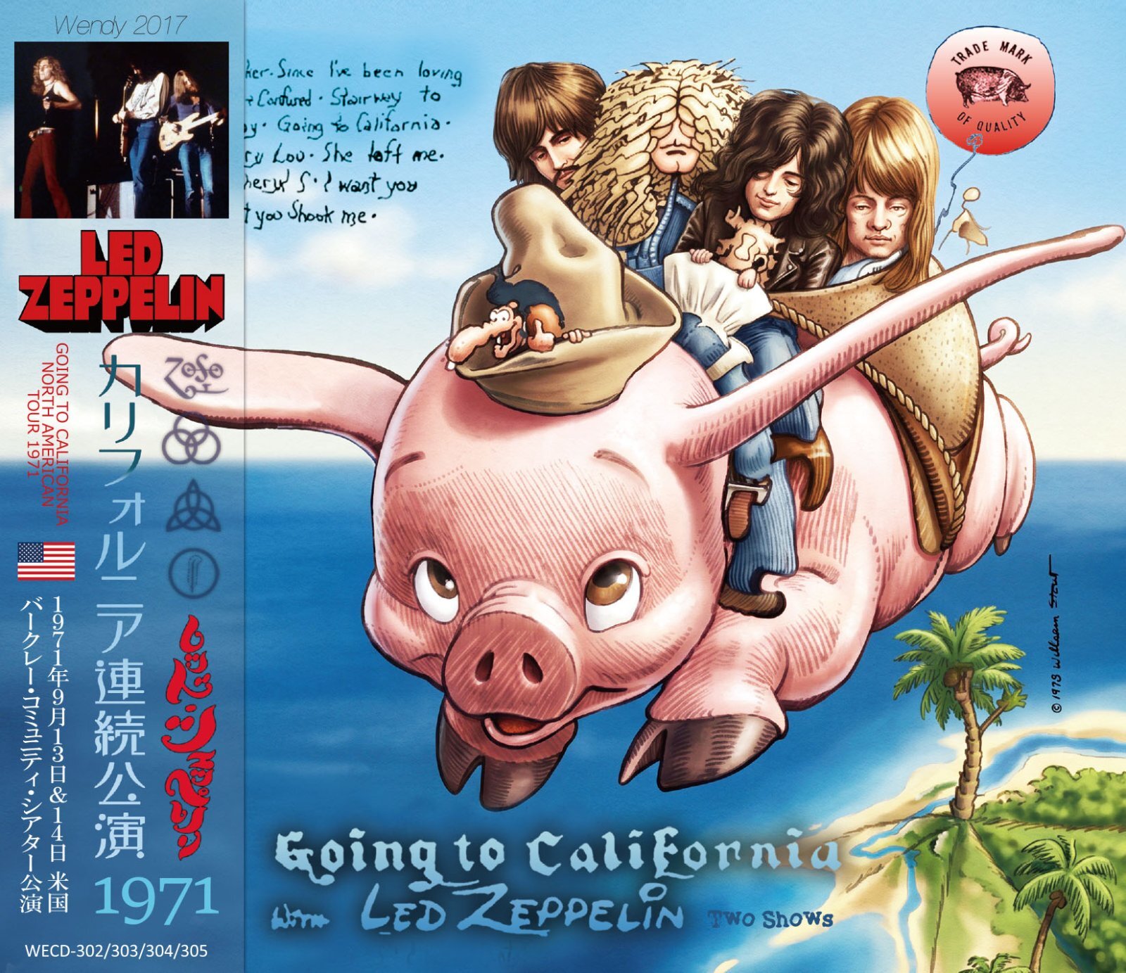 ZEPPELIN GOING TO CA available November 4
