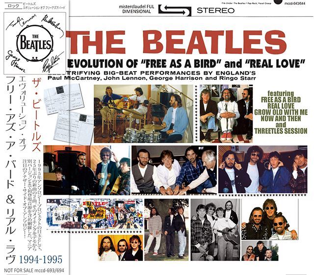 The Beatles The Evolution Of Free As A Bird And Real Love 2cd Boardwalk