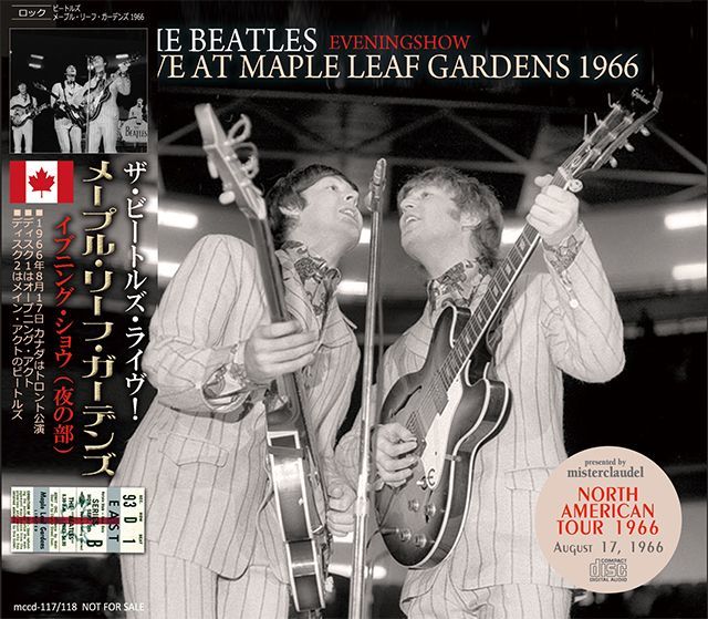THE BEATLES / LIVE AT MAPLE LEAF GARDENS 1966 【2CD】 - BOARDWALK