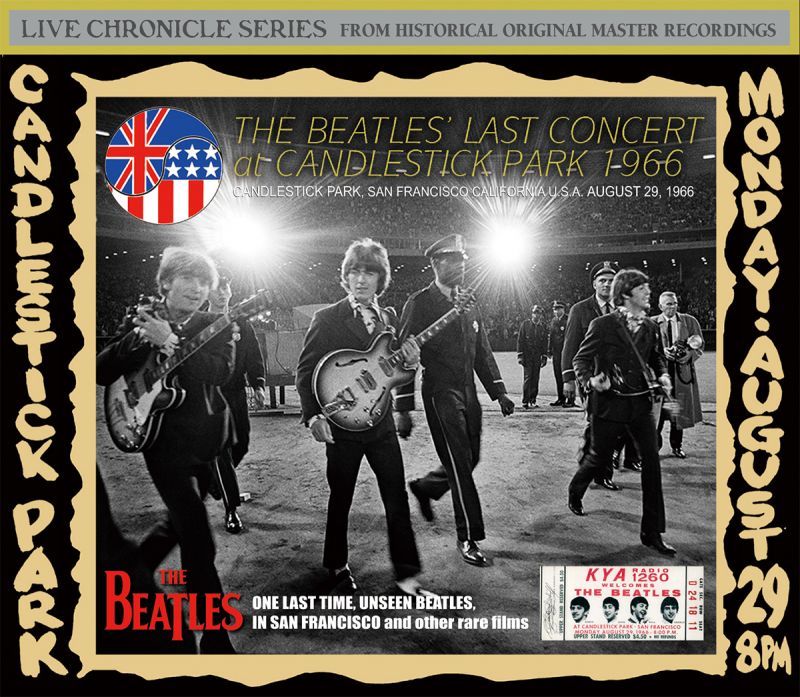 THE BEATLES / BEATLES' LAST CONCERT at CANDLESTICK PARK 1966 【CD+ 