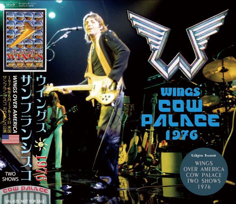 PAUL McCARTNEY 1976 WINGS COW PALACE TWO SHOWS 3CD