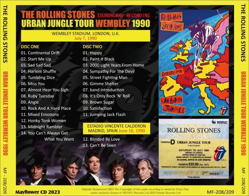 stones tour 1990