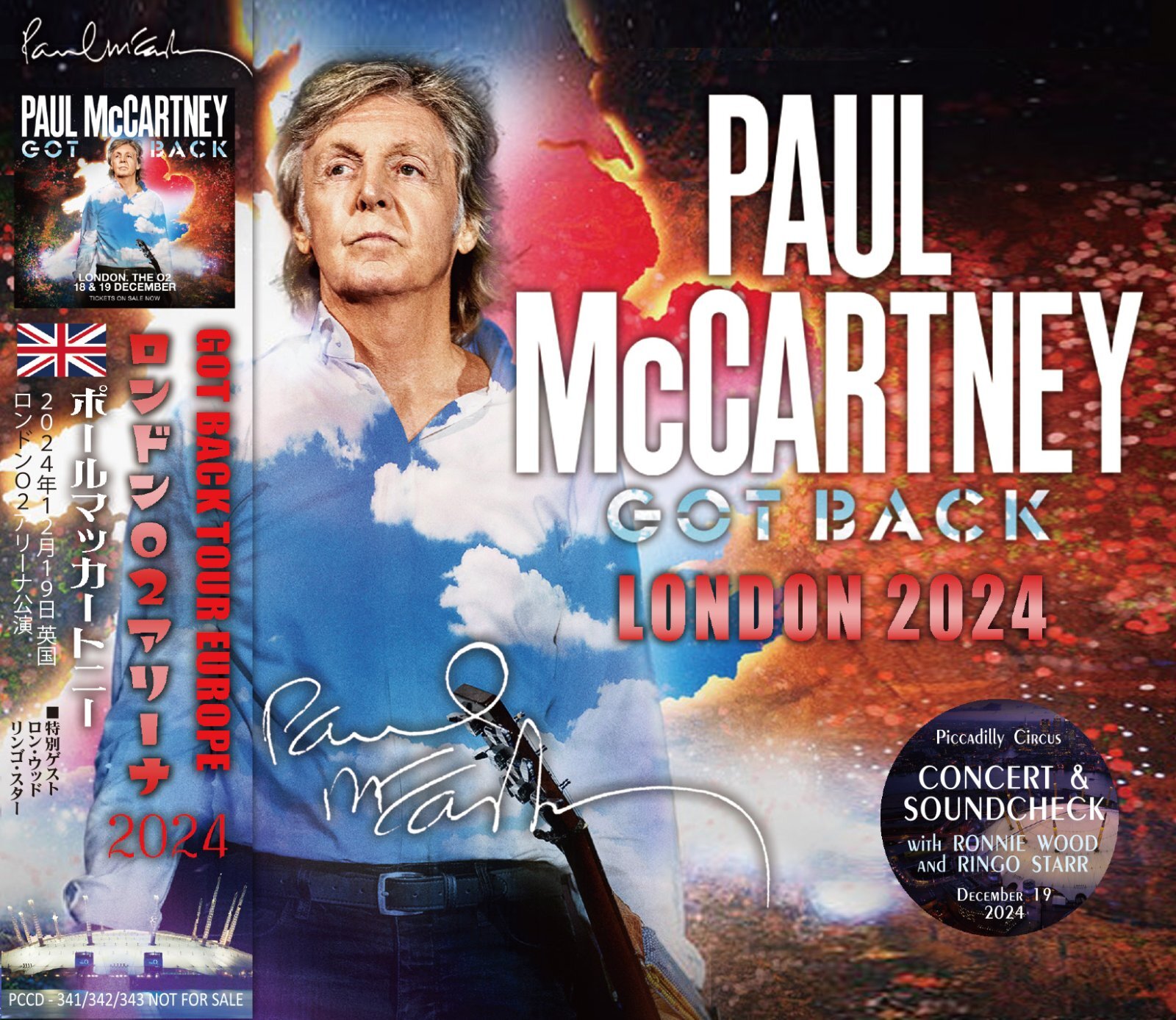 PAUL McCARTNEY 2024 GOT BACK LONDON 3CD