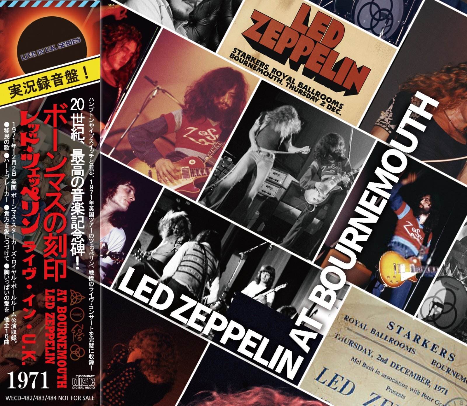 LED ZEPPELIN AT BOURNEMOUTH 1971 3CD