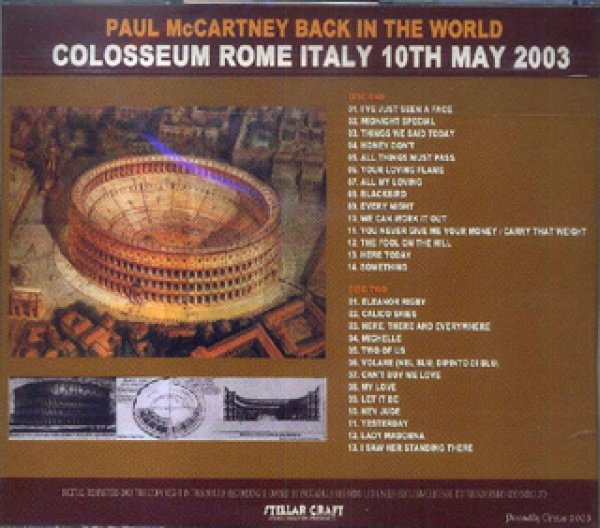 画像2: PAUL McCARTNEY / COLOSSEUM 【2CD】 (2)